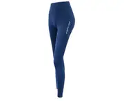 High Waist Yoga Pants Abdominal Control Exercise Women Running Yoga Tights Tummy Control Workout Leggings-Blue