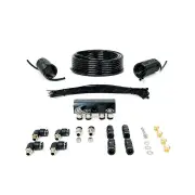 SAAS Diff Breather Kit 4 Port incl Nylon Bushes for Mitsubishi Triton ML MN