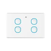 Mercator Ikuu Smart Isaac 4 Gang Wall Switch