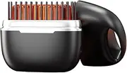Cordless Hair Straightener Brush - Fast Heating Hair Straightener - Less Frizz Smoother Portable Straightening Brush for Women Home Dorm Camping Travel