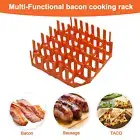 Microwave Bacon Rack Cooker Tray For Cooking Bar Crisp Meal Breakfast