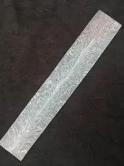 HAND FORGED DAMASCUS STEEL FEATHER PATTERN BLANK BILLET 12" FOR KNIFE MAKING