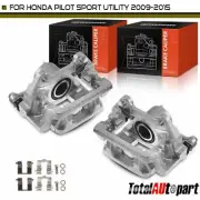 2x Disc Rear Sieds Brake Caliper with Bracket for Honda Pilot 2009-2015 V6 3.5L (for: Honda)