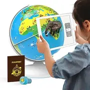 PlayShifu Orboot Earth – Interactive AR Globe for Kids Age 4+ with 1000+ Facts & 400+ Highlights Across Cultures, Animals, Monuments, Maps & More – STEM Learning with Free App