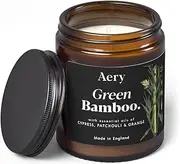 [Aery] Living Green Bamboo Scented Botanical Jar Candle 140 g