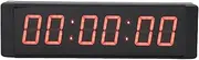 Sorandy 6 Digit LED Race Timer, 1.5in Red Display, Running Event Gym Countdown Count Up Stopwatch, with Remote Control for Competitions Training Exams