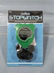 NEW SEALED CHAMPION SPORTS STOPWATCH 910 GREEN TIMER DAILY ALARM WALK & RUNNING
