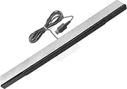 Replacement Sensor Bar Compatible with Nintendo Wii & Wii U Console – IR Motion Ray Sensor Accessories with Clear Stand for Wii Remote (Wii U/Wii Compatible)