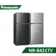 【結帳再x折】【含標準安裝】【Panasonic 國際】無邊框鋼板系列 422L 雙門變頻冰箱 K晶漾黑 NR-B421TV (W2K3)