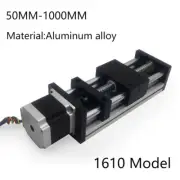 1610 Linear Guide Rail Motion Slide Actuator Stroke Stage With 57 Stepper Motor