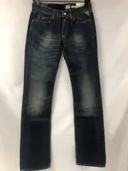 Jeans Woman Replay Ref WV577 100% Cotton Size W27 Blue Color New