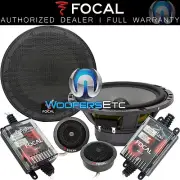 165 VB FOCAL POLYGLASS 6.5" CAR AUDIO COMPONENT SPEAKERS MIDS TWEETERS 165VB NEW