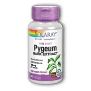 Solaray Pygeum Bark Extract One Daily, 30 Caps (Pack of 3)