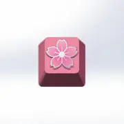 1 Custom Metal Sakura Cherry Blossom Keycap For Mechanical Keyboard Anime