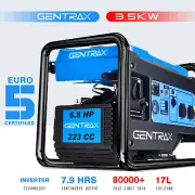 Gentrax G3850 Inverter Generator 3.85KW 3.5KW Open Frame AC/DC Ports Home Backup