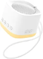 Portable Sound Machine - Mini Travel White Noise Machine for Sleep with Amber Night Light, 16 Soothing Sounds, Long-Lasting Power & Timer, Sound Machine for Adults Kids Baby Office Privacy Home Gift