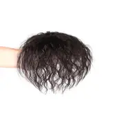 Bangs Increase the amount of hair on the top of the head to cover the hair