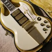Epiphone 1963 Les Paul SG Custom with Maestro Vibrola ~Classic White~ 3.83kg Gib