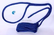 (1) Blue Double Braided 1/2" x 20' ft HQ Boat Marine DOCK LINE Mooring Rope