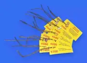 Ephemera Gift Tags Operation (Pack 10) Upcycled Handmade Board Game Scrap Book