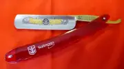NOS 6/8 Sanssouci Straight Razor, w/"Solingen" Plastic Handles