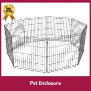 ✅NEW✅ Pet Dog Playpen Enclosure Cage 8 Panel Puppy Fence Play Pen Foldable Metal
