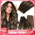 Sew in Hair Extensions Balayage Hair Weft Extensions Human Hair Pure Sew in Hair