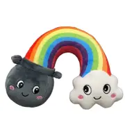 Waggly Lucky Paws Rainbow Chase Plush Dog Toy
