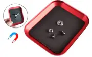 Red Magnetic Screw Storage Plate Screw Tray For Rc Car Boat Plane Tool Driver