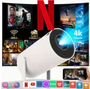 4K Projector Android 11 Portable 5G Wifi Bluetooth HY300 Pro + Remote Theatre AU