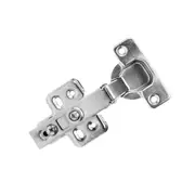 10pcs Kitchen Cabinet Door Hinge Full Overlay Wardrobe Cupboard Close
