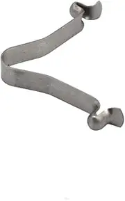 STORKY V Shape Tent Tube Hole Snap Button Stainless Steel Spring Clip (Size : 30PCS)