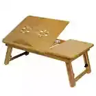 PORTABLE LAPTOP STAND DESK for Lap Bed Tray Table Computer Adjustable & Foldable