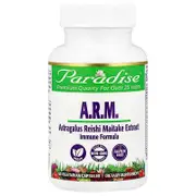 Paradise Herbs, A.R.M. Astragalus, Reishi, Maitake Extract, 60 Vegetarian Capsules