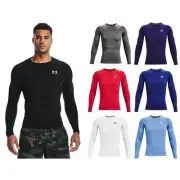 Under Armour 1361524 Men's UA HeatGear Armour Compression Shirt Long Sleeve Tee