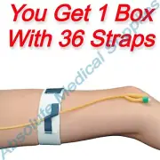 *36-Pieces* DeRoyal Soft Elastic Catheter 22" x 2" Strap Hook & Loop M1133