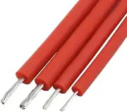 Silicone high Voltage Cable 5 m 5KV 10KV 15KV 20KV 25KV 30KV 40KV tinned Copper 20AWG-9AWG Automotive Ignition Wire(5 Meter Price,25KV_16 AWG-1.5MM)