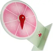 DRESSOOS 30cm Prize Wheel Carnival Prize Wheel Interactive Desktop Game for Raffle Contests Portable for Events