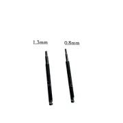 2Pieces Dental Fixture Fractured Broken Screw Remove Bar Pick Up Drill Tap