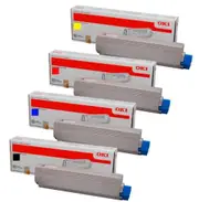 OKI C310DN / C330DN BK, C, M, Y Set of 4 Colour Laser Toners