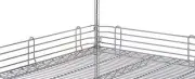 Metro L42N-4-DCH Super Erecta 4" High Stackable Ledge for Wire Shelving, Copper