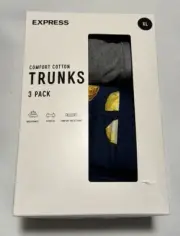 Express Trunk Underwear Mens XL 3 Pack Trunks