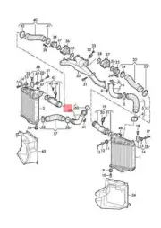 NEW AUDI VW Q7 TOUAREG 4MB 4MG CR7 PRESSURE PIPE 057145682K ORIGINAL