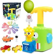 QINGBAO Balloon Car, ballon pump Balloon Power Car Toy Set with Pump for Kids, Power Balloon Racer Car Toy, Balloon Powered Launch Car