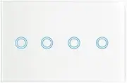 AU/NZ Approved WiFi Smart 4 Gang Light Switch for SmartLife Home Automation and Voice Control