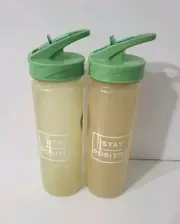 Mainstays 24 Oz Color Changing Tritan Sentiment Hydration Bottles - Mint Green