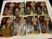 Star Wars Phantom Menace Darth Maul obi-wan kenobi qui -gon jinn Figure Set lot
