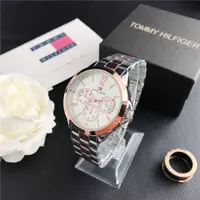 在飛比找蝦皮購物優惠-Tommy Hilfiger時尚簡約輕奢高端氣質石英機芯女錶