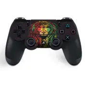 Skins Decal Wrap for PS4 / PS4 Pro Controller - Rasta Dread Lion Irie