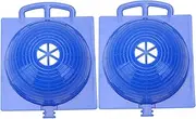 COLLBATH 2pcs Durable Breeding Nest for Birds Breathable Egg Basin Cage Bowl Portable Hatching Nest for Parrots Pigeons Blue Easy to Install Washable Safe Material